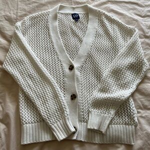 GAP crochet cardigan sweater